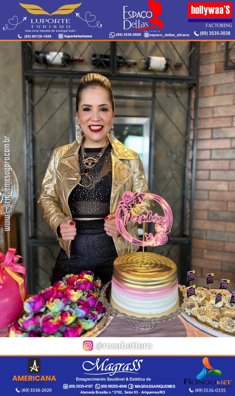 Aniversário 48 anos de Luciana Bettero com Tema BREGA & CHICHE em Ariquemes - RO