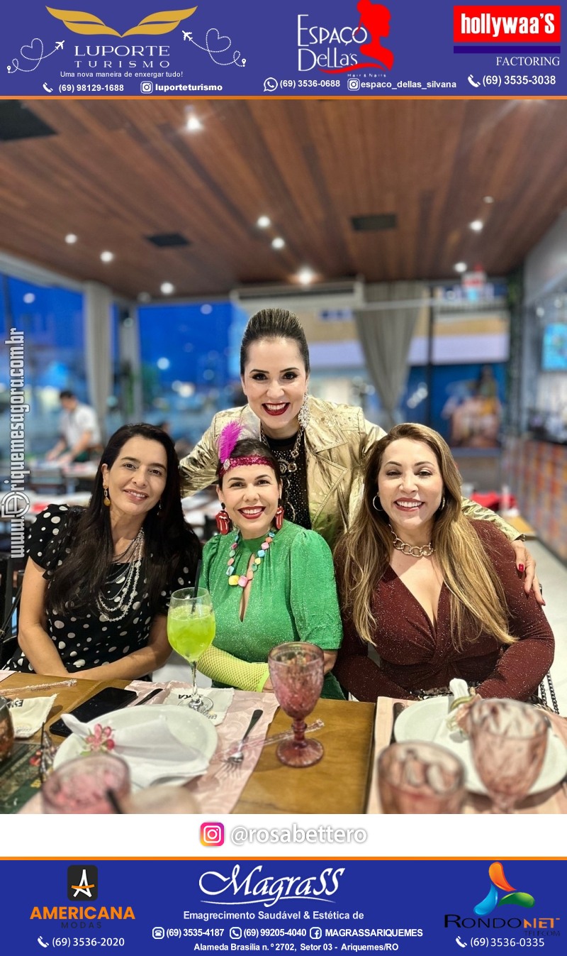 Aniversário 48 anos de Luciana Bettero com Tema BREGA & CHICHE em Ariquemes - RO