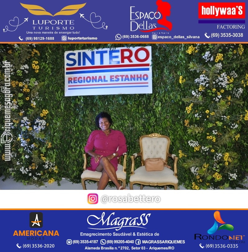 Regional Estanho apresenta FESTA SERVIDOR/A SINTERO 2024 em Ariquemes Rondônia