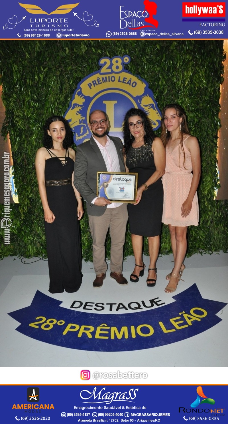 28º DESTAQUE 2024 “Lions Clube Ariquemes Canaã” Prêmio Leão em Ariquemes Rondônia