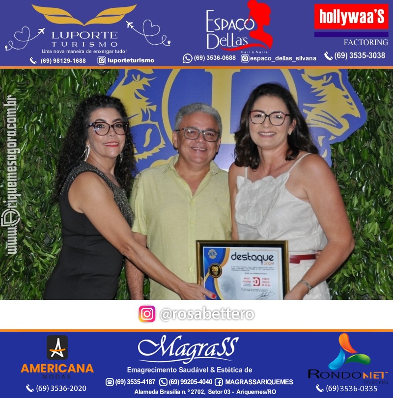 28º DESTAQUE 2024 “Lions Clube Ariquemes Canaã” Prêmio Leão em Ariquemes Rondônia