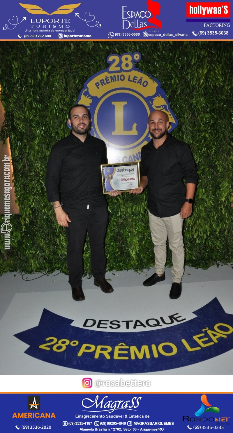 28º DESTAQUE 2024 “Lions Clube Ariquemes Canaã” Prêmio Leão em Ariquemes Rondônia