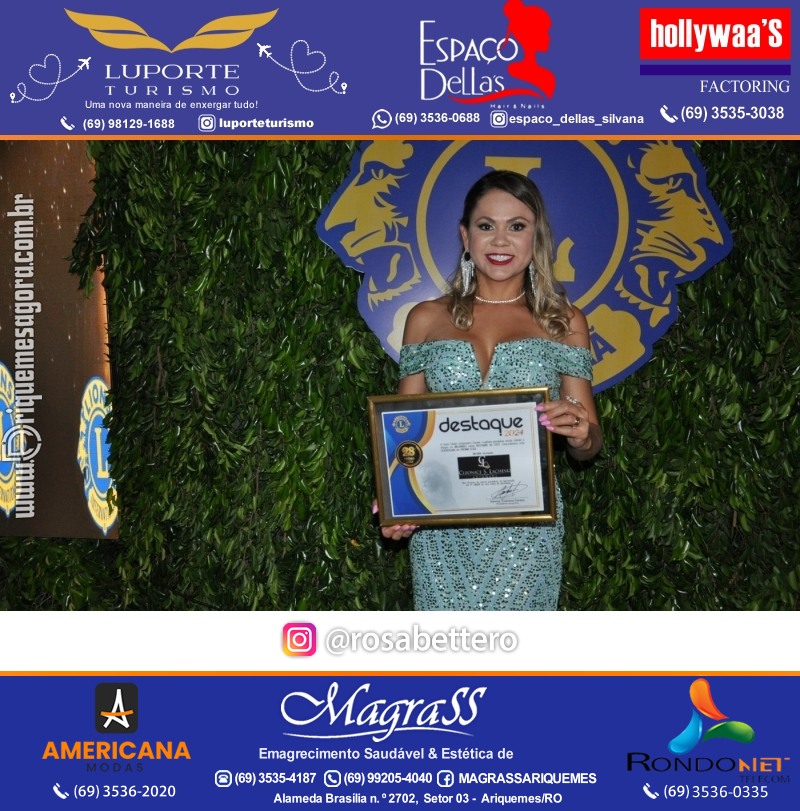 28º DESTAQUE 2024 “Lions Clube Ariquemes Canaã” Prêmio Leão em Ariquemes Rondônia