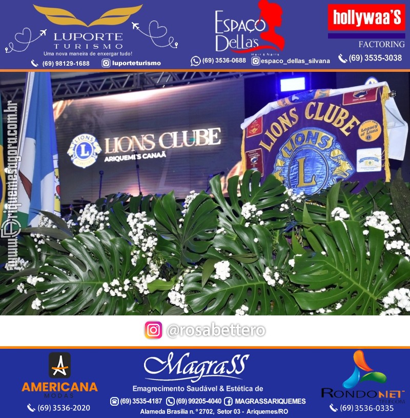 28º DESTAQUE 2024 “Lions Clube Ariquemes Canaã” Prêmio Leão em Ariquemes Rondônia