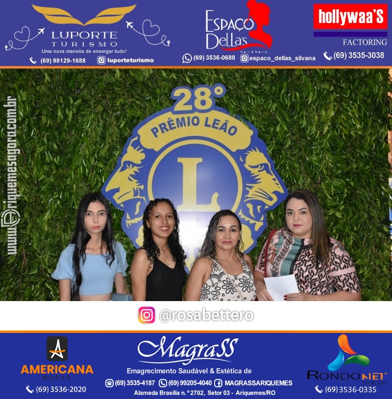 28º DESTAQUE 2024 “Lions Clube Ariquemes Canaã” Prêmio Leão em Ariquemes Rondônia