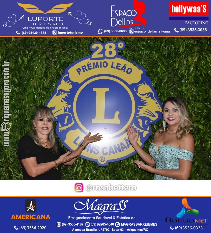 28º DESTAQUE 2024 “Lions Clube Ariquemes Canaã” Prêmio Leão em Ariquemes Rondônia