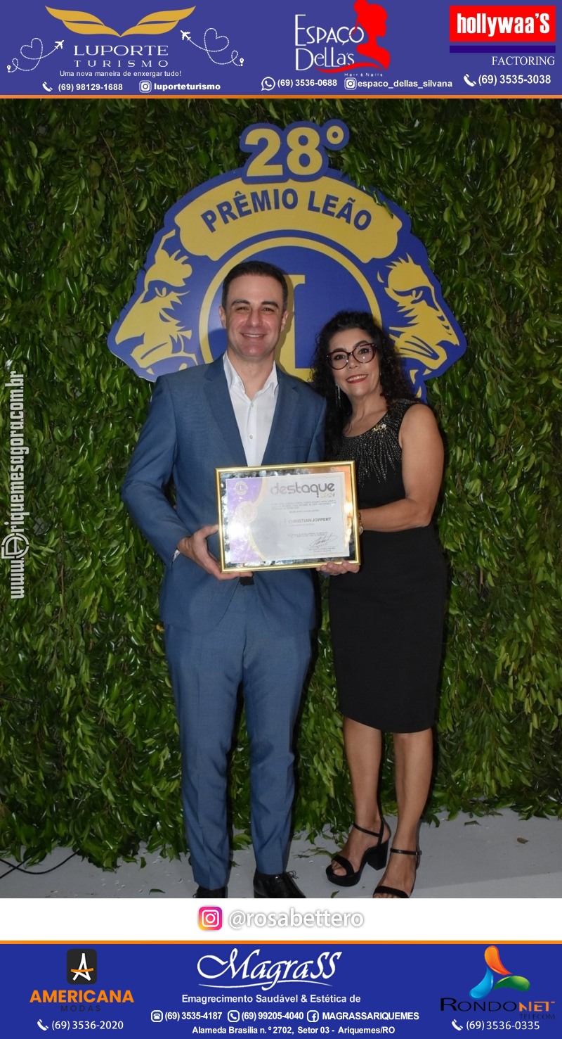 28º DESTAQUE 2024 “Lions Clube Ariquemes Canaã” Prêmio Leão em Ariquemes Rondônia