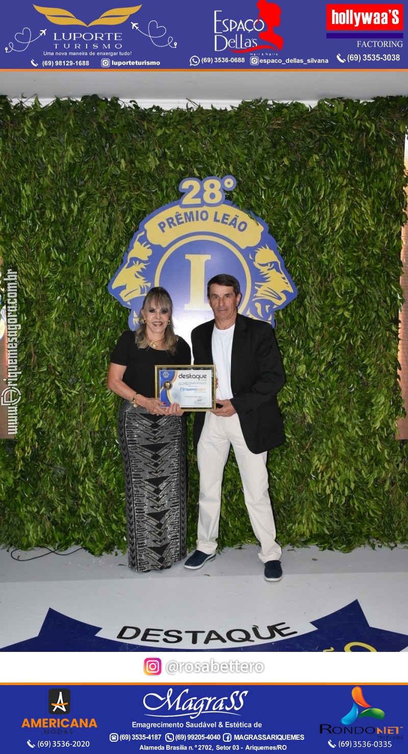 28º DESTAQUE 2024 “Lions Clube Ariquemes Canaã” Prêmio Leão em Ariquemes Rondônia