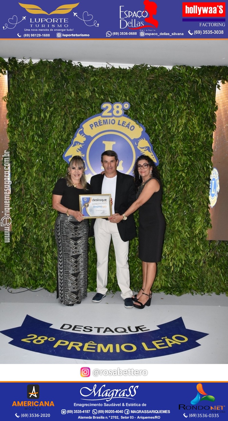 28º DESTAQUE 2024 “Lions Clube Ariquemes Canaã” Prêmio Leão em Ariquemes Rondônia