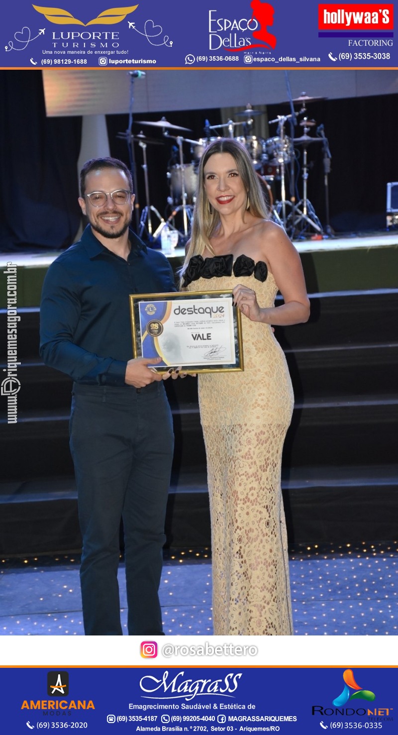 28º DESTAQUE 2024 “Lions Clube Ariquemes Canaã” Prêmio Leão em Ariquemes Rondônia