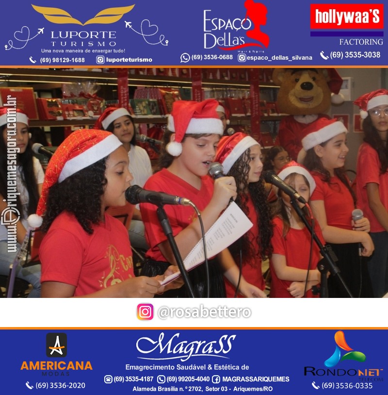 3ª Edição Cantada de Natal Redenção Chocolateria Lugano em Ariquemes Rondônia