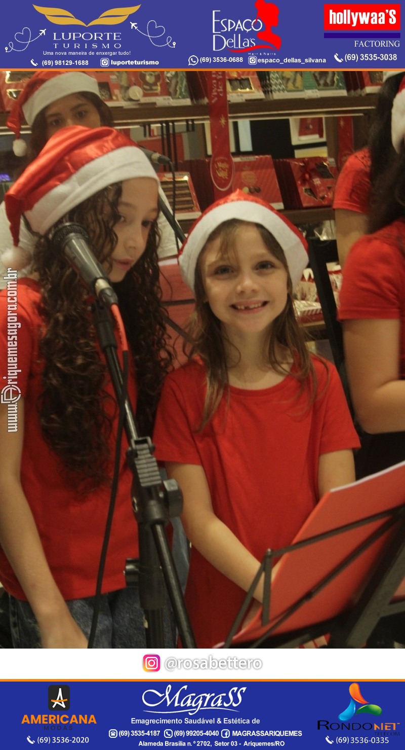 3ª Edição Cantada de Natal Redenção Chocolateria Lugano em Ariquemes Rondônia