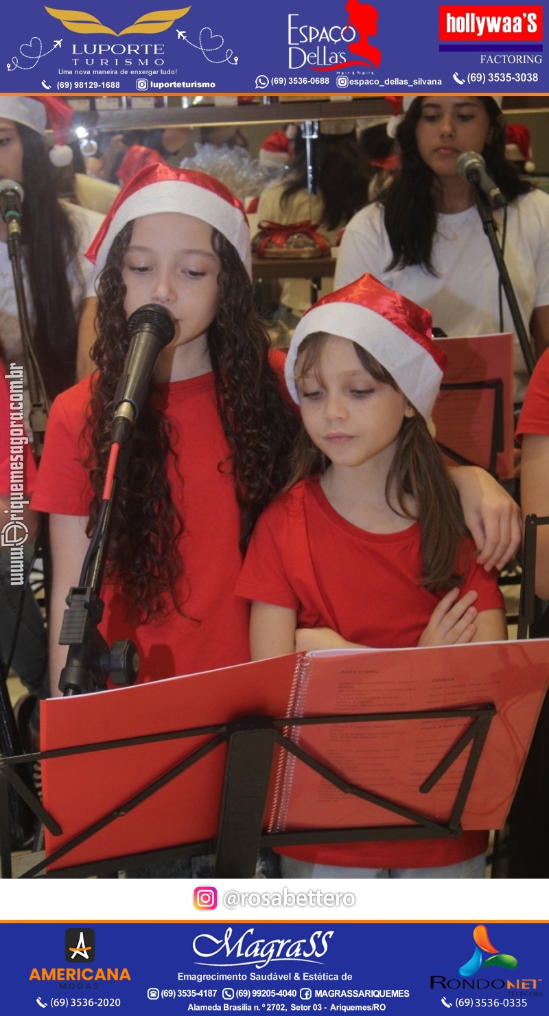 3ª Edição Cantada de Natal Redenção Chocolateria Lugano em Ariquemes Rondônia