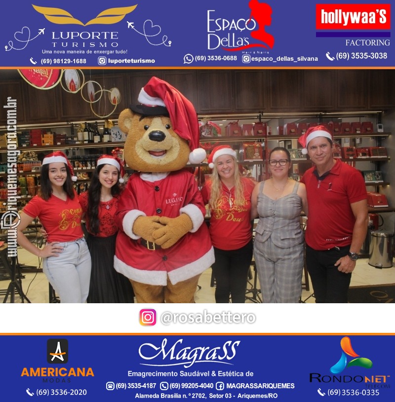 3ª Edição Cantada de Natal Redenção Chocolateria Lugano em Ariquemes Rondônia