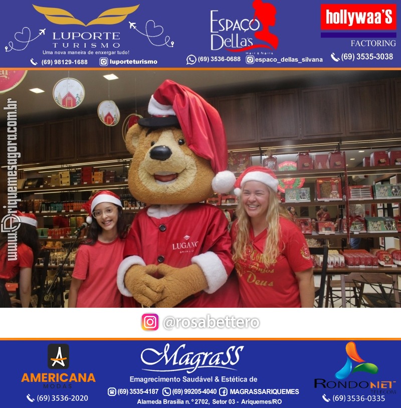 3ª Edição Cantada de Natal Redenção Chocolateria Lugano em Ariquemes Rondônia