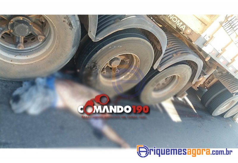 “Corredor de motos” faz uma vítima falta próximo a ponte do Rio Machado, em Ji-Paraná