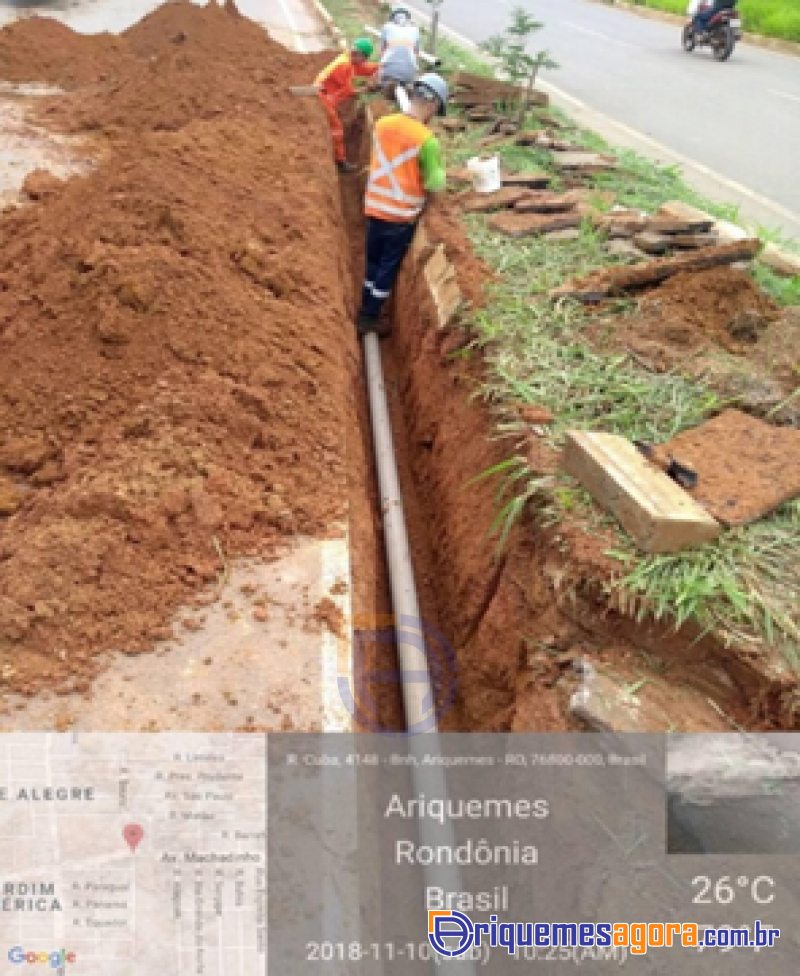 Saneamento em Ariquemes avança, moradores do Jardim América terão acesso a rede de água potável