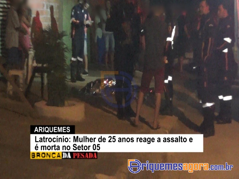 LATROCÍNIO: Estudante de Direito é baleada e morta em assalto no Setor 05 em Ariquemes