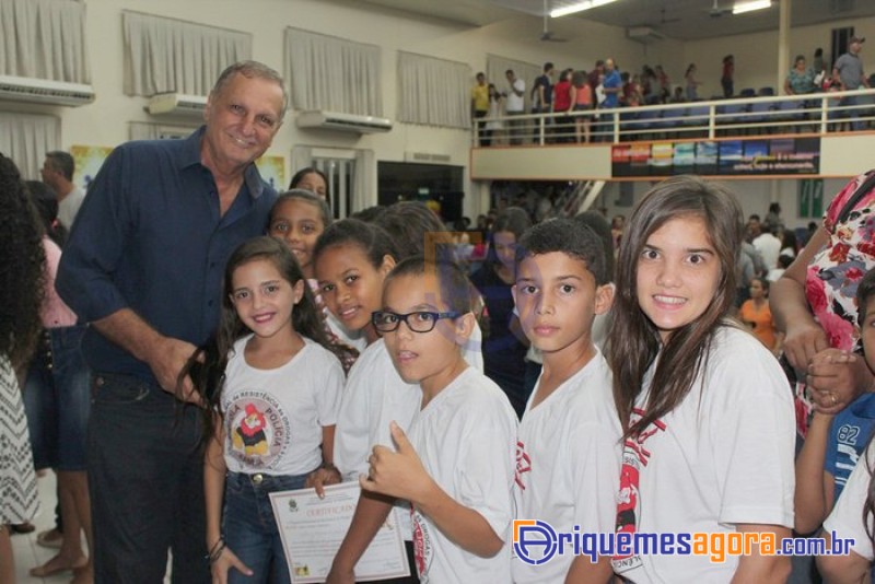 Adelino Follador participa de formatura do Proerd em Ariquemes