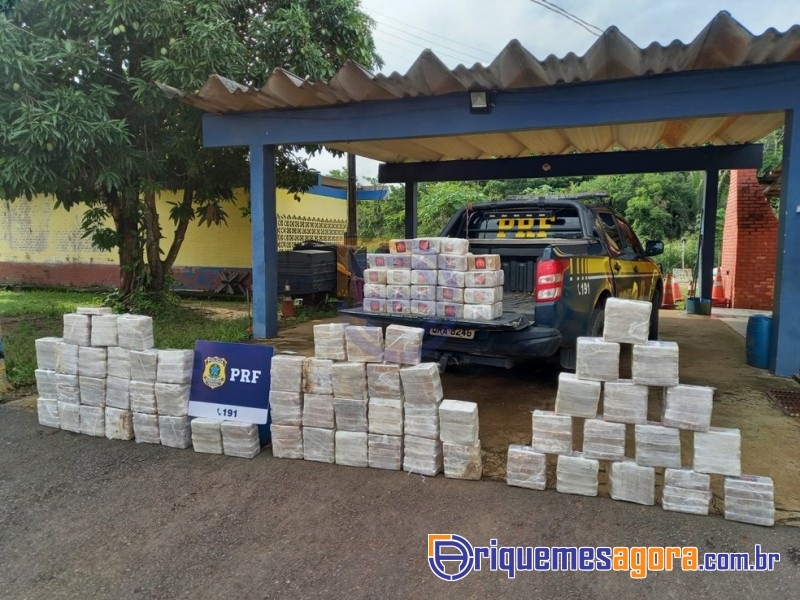 Mais de 400 quilos de cocaína são apreendidos no maior flagrante feito pela PRF em RO