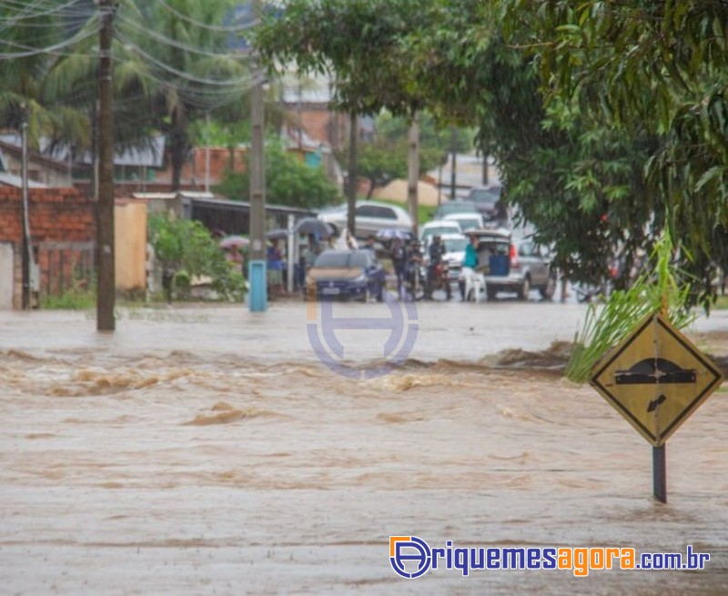 Prefeitura de Cacoal, RO, decreta situação de emergência por causa de enchentes