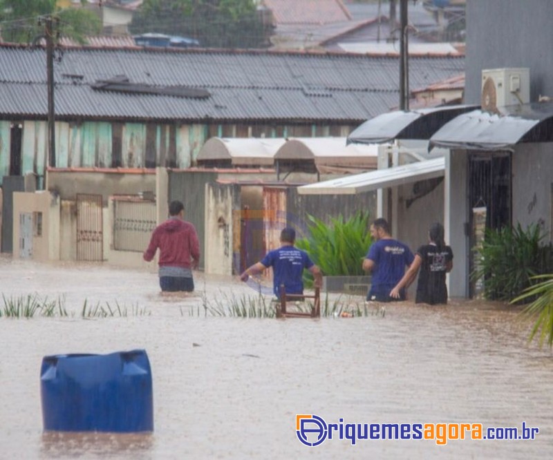 Prefeitura de Cacoal, RO, decreta situação de emergência por causa de enchentes