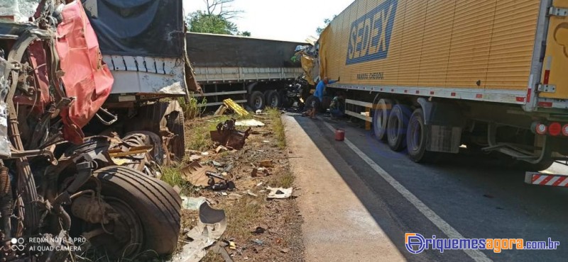 LAMENTÁVEL: Morre motorista dos Correios após grave acidente na BR-364 próximo de Ariquemes