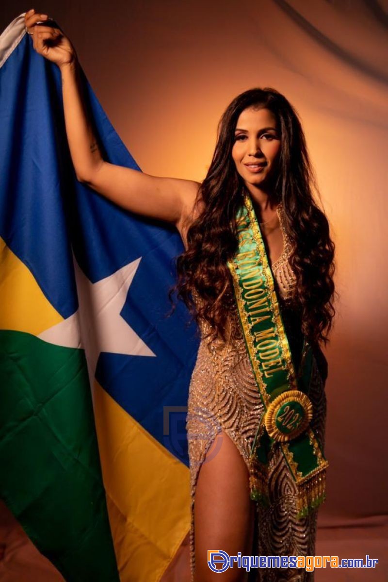 Daiana Alves, Miss Simpatia Brazil Model-2023 é moradora de Ariquemes-RO