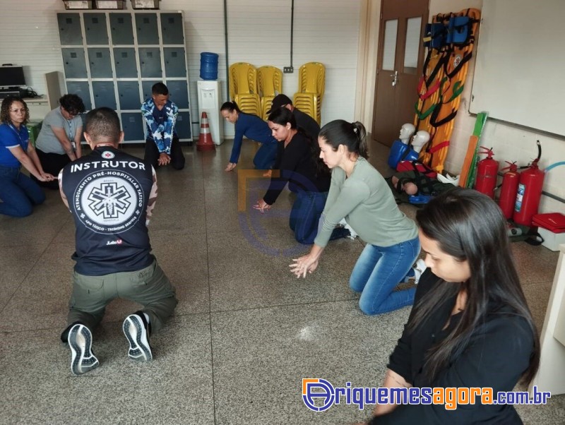 Colaboradores do SENAI de Ariquemes participam de curso Brigada Emergencial