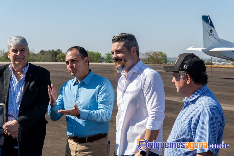 Cerimônia de lançamento do aeroporto de Ariquemes é marcada por emoção e grande participação