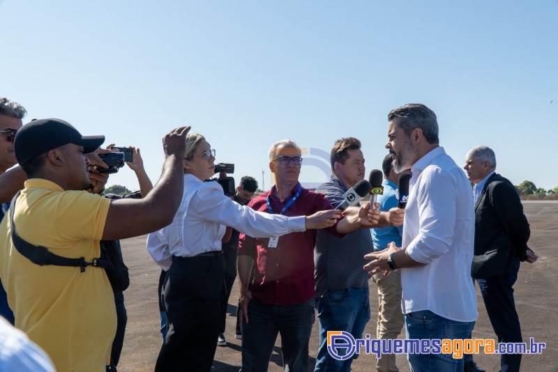 Cerimônia de lançamento do aeroporto de Ariquemes é marcada por emoção e grande participação