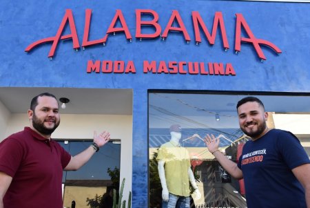 Inauguração ALABAMA MODA MASCULINA na Rua Tucumã, nº 1979, St. 01 (próximo da Av. Canaã em Ariquemes