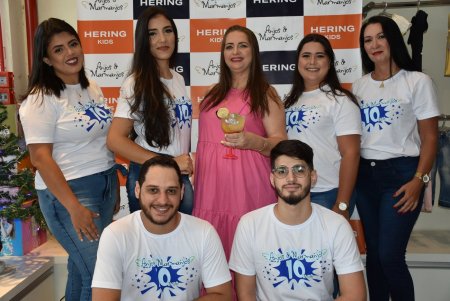 Coquetel de Aniversário 10 anos Loja ANJOS & MARMANJOS com  Hering Kids em Ariquemes